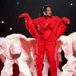Rihanna debuted her baby bump during her Super Bowl LVII Halftime Show