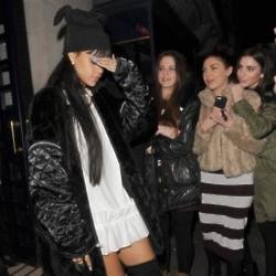 Rihanna leaving a nightclub in London