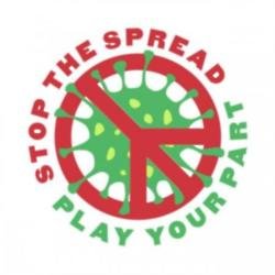 Rita Ora's 'Stop the Spread' emblem
