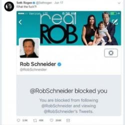 Rob Schneider's snub (c) Twitter