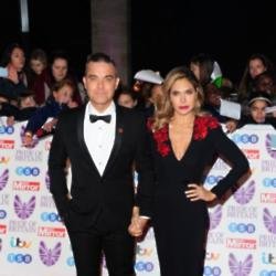 Robbie Williams and Ayda Field at the Pride of Britain Awards