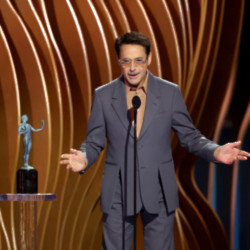 Robert Downey Jr says his family life gives him ‘something to attach my neurosis to that’s positive’