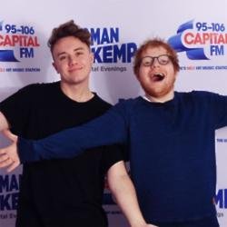 Roman Kemp and Ed Sheeran