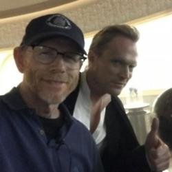 Ron Howard and Paul Bettany [Twitter] 