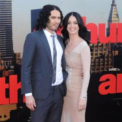 Katy Perry with Russell Brand in happier times