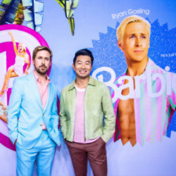 'I'd beach off with this Kenadianin a heartbeat': Simu Liu brushes off awkward red carpet encounter with Ryan Gosling