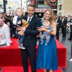 Ryan Reynolds, Blake Lively and daughters 