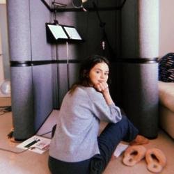 Selena Gomez's home studio (c) Instagram 
