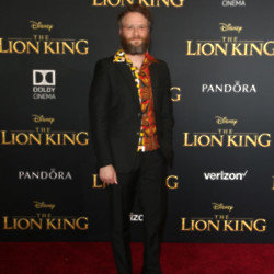 Seth Rogen at the premiere of The Lion King
