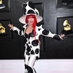 Shania Twain at the Grammy awards