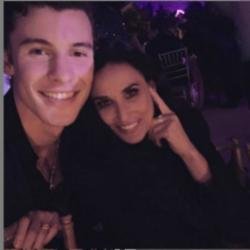 Shawn Mendes and Demi Moore (c) Instagram