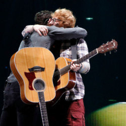 Shawn Mendes and Ed Sheeran reunited onstage for the former's first performance in more than a year