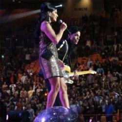 Sheila E performing with Prince