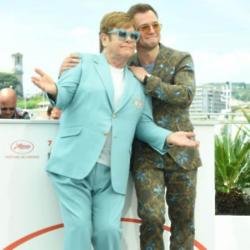Sir Elton John and Taron Egerton in Cannes