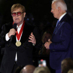 Sir Elton John honoured with award for his work in preventing AIDS