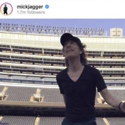 Sir Mick Jagger at Soldier Field, Chicago (c) Instagram 