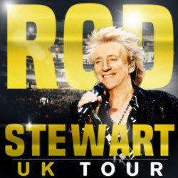 Sir Rod Stewart tour poster