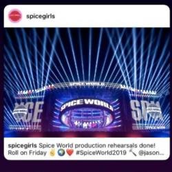 Spice Girls tour production (c) Instagram 