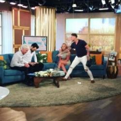 Stephen Bear and Charlotte Crosby on This Morning