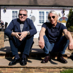 Suggs  and Paul Weller release new track based on their schooldays Credit: Andy Croft