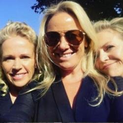 Lucy Benjamin and Tamsin Outhwaite (c) Instagram
