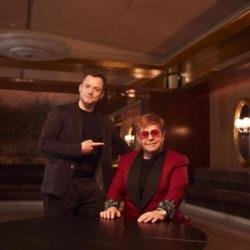 Taron Egerton and Sir Elton John 