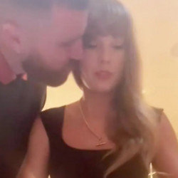 Taylor Swift revealed a recent two weeks in her life featured kisses from her boyfriend and partying to mark the release of her new ‘Fortnight’ music video