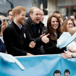 The Duke of Sussex and the Duke and Duchess of Cambridge