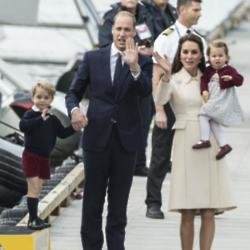 The Duke and Duchess of Cambridge with Prince George and Princess Charlotte