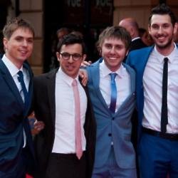 The Inbetweeners cast at the premiere in London