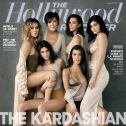 The Kardashian family for The Hollywood Reporter