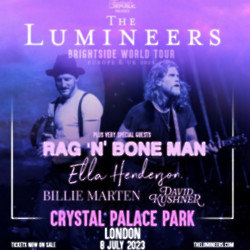 The Lumineers are headlining the London Park on July 8
