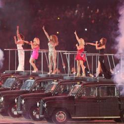 The Spice Girls at the London Olympics in 2012
