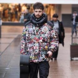 Tom Grennan busks for National Lottery in Coventry 