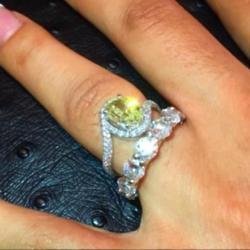 Tyrese Gibson's wife's wedding ring Instagram (c)