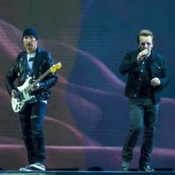 U2 The Edge and Bono 