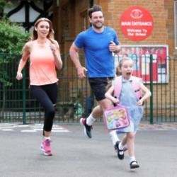 Una and Ben Foden with their daughter Aoife