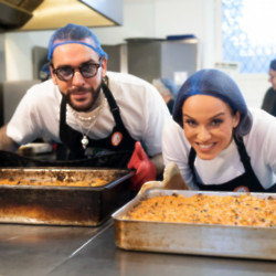 Vicky Pattison and Pete Wicks are supporting the Just Eat Winter Meal Appeal