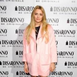 Wallis Day at the DISARONNO wears VERSACE launch party at One Mayfair