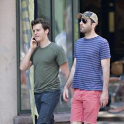 Zachary Quinto (R) with Jonathan