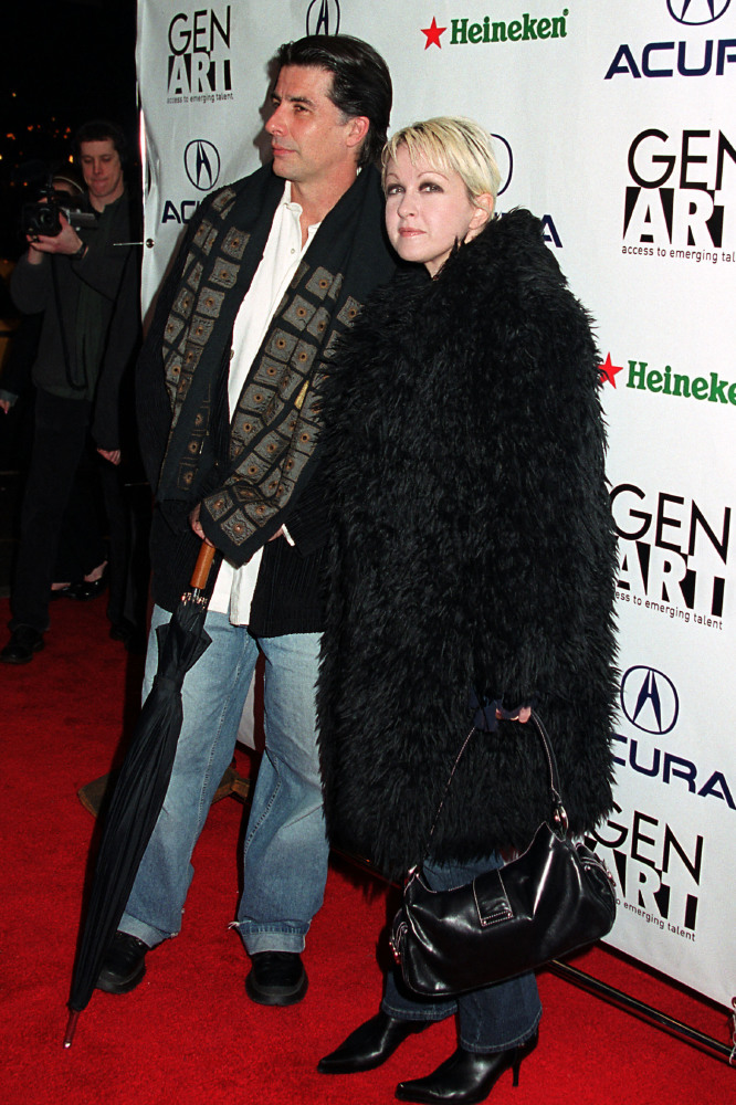 Cyndi Lauper and David Thornton