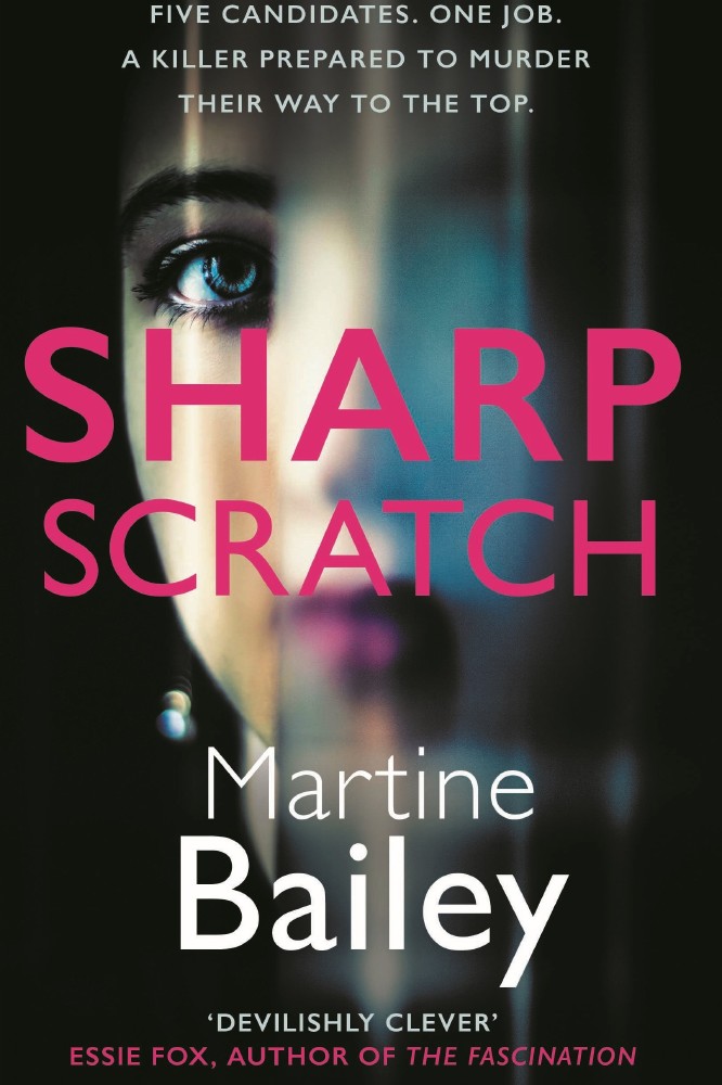 Cove ofv Sharp Scratch, crime novel by author Martine Bailey