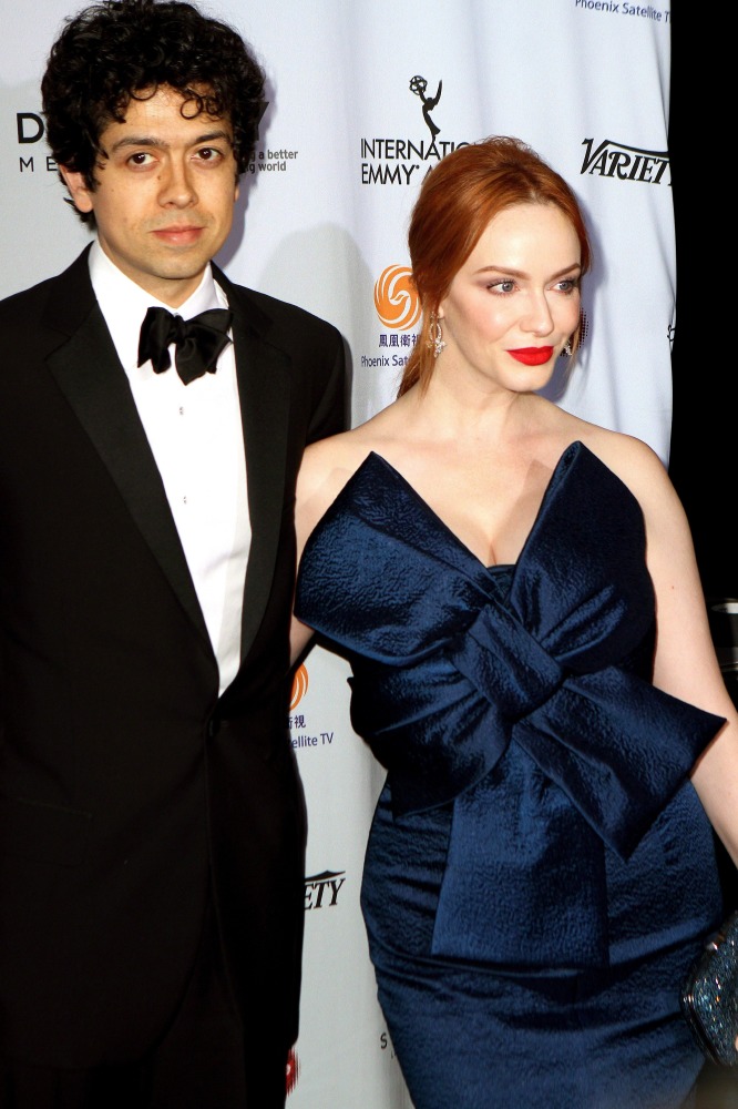 Christina Hendricks and Geoffrey Arend (Credit: Famous)