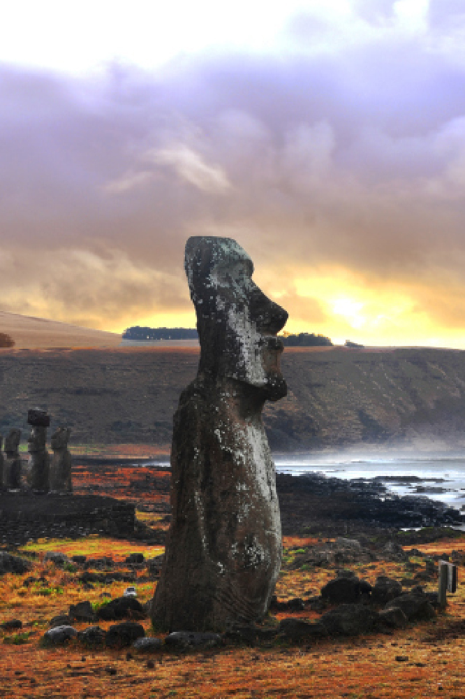The Moai at Easter Island