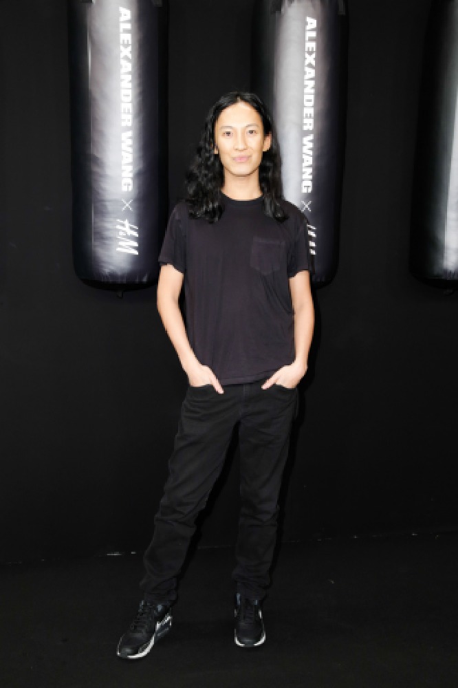 Alexander Wang at the launch party of the collection