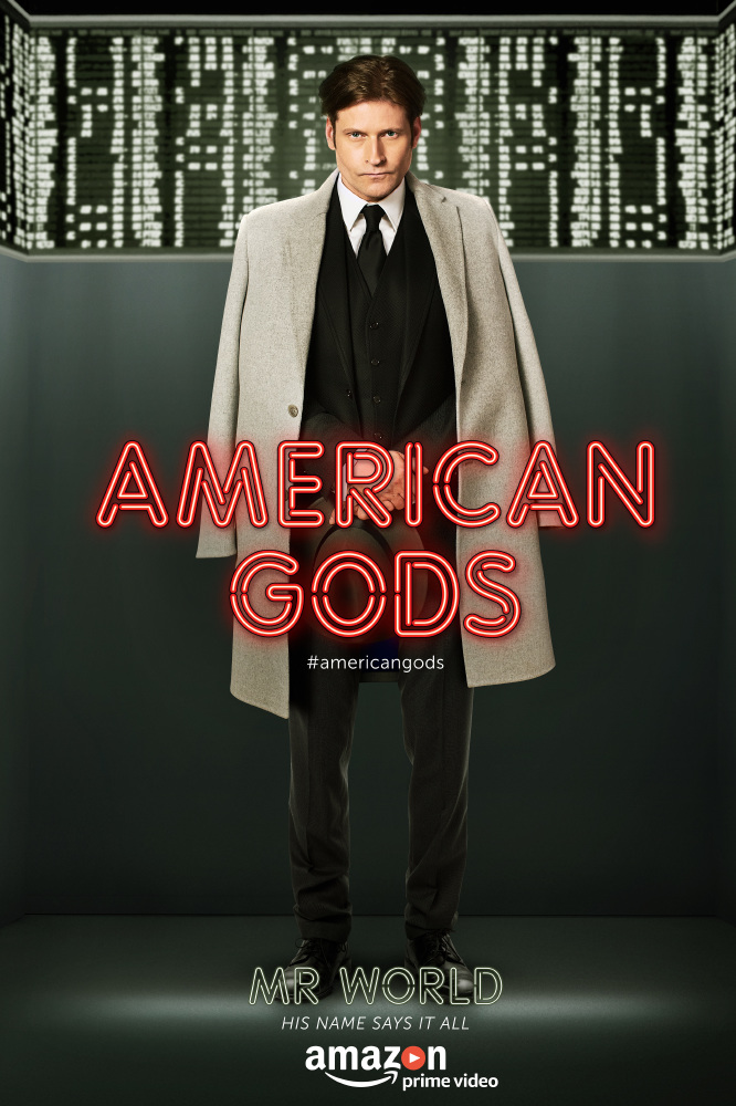 Crispin Glover as Mr World in American Gods