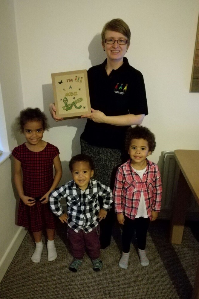 Rebecca and her three children Maita, Tafara and Tariro