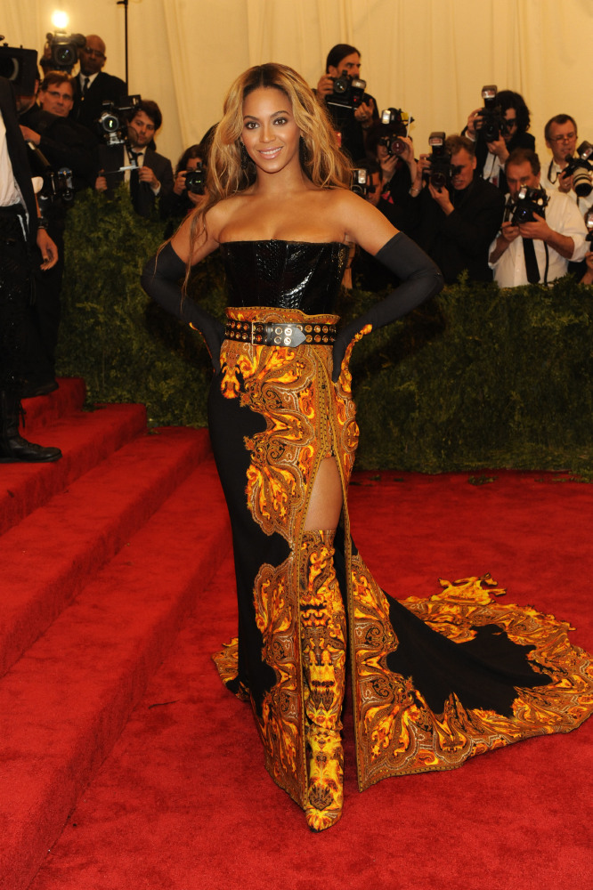 Beyonce chose a Givency look at the Met Gala