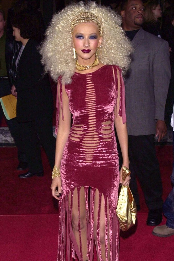 Christina Aguilera at the Blockbuster Entertainment Awards 2001 / Photo Credit: Tammie Arroyo/AFF/PA Images