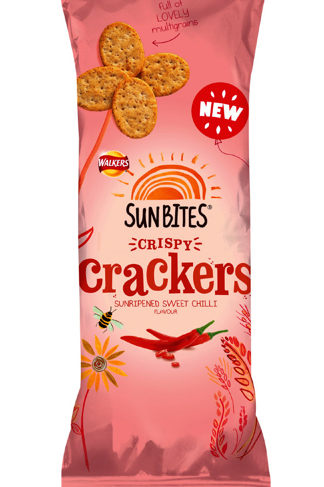 Sunbites Crispy Crackers Sunripened Sweet Chilli